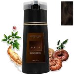 200ml nova hair dye shampoo colorant teinture cheveux homme femme colorant naturel cheveux blancs (brown) ...