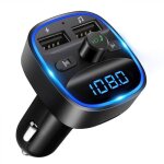 [2020 version] lencent transmetteur fm bluetooth bluetooth lecteur mp3 adaptateur radio sans fil kit ...