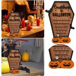 2023 calendrier de lavent en forme de citrouille en bois pour halloween décoration de noël cadeau 2023 calendrier de lavent en forme de citrouille en bois pour halloween décoration de noël cadeau