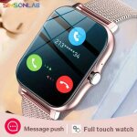 2025 montre connect�e an oid phone 1. 44 �cran couleur appels bluetooth surveillance de la saturation ...