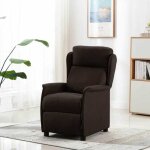 Neuf 2026 chic fauteuil inclinable r�glable sweety inclinaison manuelle marron fonc� 66. 5x94x101. 5 ...