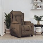 Promo 2026 fauteuil inclinable charge 150kg725x96x995 cm - fauteuil releveur relax �lectrique marron ...