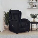 Promo 2026 fauteuil inclinable charge 150kg725x96x995 cm - fauteuil releveur relax �lectrique noir similicuir ...