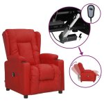 Promo 2026 fauteuil inclinable charge 150kg725x96x995 cm - fauteuil releveur relax �lectrique rouge bordeaux ...
