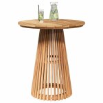 (promo 2026)table 2 / 4 personnes - table dappoint jardinshield table cuisine arri�re - cour marron 70x70x75cm ...