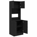 Promo 2026buffet de cuisine avec porte (2 pcs) armoire / vitrine / placard - solomon - meuble de cuisine ...
