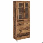 [2065939]enfilade meuble haut - buffet de salonmeuble de rangement bois ancien 695x34x90 cm bois ding�nieriepo ...
