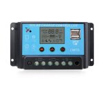 20a contrleur de charge rgulateur panneau solaire affichage led 12 - 24v rgulateur batterie panneau ...