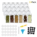 Pot  pices - set de 24 - verre - couvercles hermtiques - tiquettes incluses - brosse et entonnoir ...