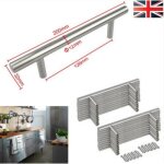 20pcs t - barre poign�e porte acier inoxydable meuble armoire de cuisine porte tiroir