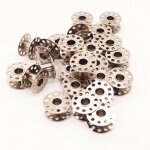 20pcs - canette de machine � coudre - argent� bobine canettes m�tal de fil pour machine coudre outil ...