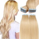 20pcs extensions de cheveux adhesive bande adhésive ruban adhésif tape in 55cm blond sablé 20pcs extensions de cheveux adhesive bande adhésive ruban adhésif tape in 55cm blond sablé
