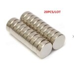 20pcs / lot magnets n38 aimants disques magn�tiques ndfeb 6 mm x 3 mm