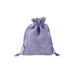 Pochettes sachets en lin chanvre - non spécifié - 20pcs - 9x12 cm - violet - réutilisables Pochettes sachets en lin chanvre - non spécifié - 20pcs - 9x12 cm - violet - réutilisables