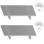 20pcs poignée bâton de porte cuisine meuble placard inoxydable (96mm (entraxe de trous)) 20pcs poignée bâton de porte cuisine meuble placard inoxydable (96mm (entraxe de trous))
