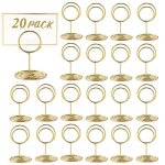 20pcs porte - num�ros de table mariage clip menu / photo cuneary