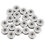 20pcs poulie de roulement à billes de cannelure de v623zz v pour le système de mouvement linéaire de ... 20pcs poulie de roulement à billes de cannelure de v623zz v pour le système de mouvement linéaire de ...