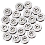 20pcs v type roue de guidage poulie roulements à billes poulie à gorge 3x12x4mm 20pcs v type roue de guidage poulie roulements à billes poulie à gorge 3x12x4mm