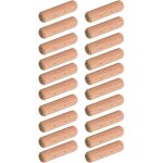 20x cheville tourillon 5 x 20 mm goujon rainuré bois hêtre ronde colle meuble 20x cheville tourillon 5 x 20 mm goujon rainuré bois hêtre ronde colle meuble