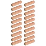 20x cheville tourillon 6 x 40 mm goujon rainuré bois hêtre ronde colle meuble 20x cheville tourillon 6 x 40 mm goujon rainuré bois hêtre ronde colle meuble