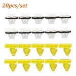 20x clips de garniture fixation de contour de passage de roue de voiture pour nissan juke x - trail t31 ...