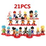 21 pices dragon ball z figurines danime jouet figurine