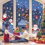 218 pièce noël autocollants fenetre fenetre stickers diy amovibles pvc réutilisables décoration de noël ... 218 pièce noël autocollants fenetre fenetre stickers diy amovibles pvc réutilisables décoration de noël ...