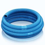 Wiltec tuyau piscine bleu ? 21 m de long � 32 mm ? tuyau solaire flottant � sections pr�form�es ? 165 ...