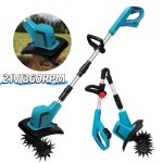 21v motoculteur �lectrique sans fil - 360rpm motoculteur - 330r / min - lame double - largeur coupe 200 ...