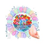 Ballon deau - bombe � eau - 222 pi�ces - remplissage rapide en 60 secondes - multicolore