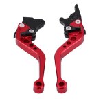 22cm moto matre cylindre leviers hydraulique pompe de frein embrayage poignes guidon rouge hb066