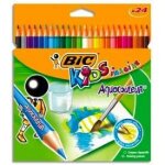 24 crayons de couleur aquacouleur - 24 crayons de couleur aquacouleur -