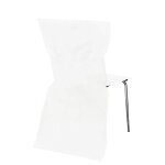24 housses de chaise intiss blanc