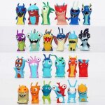 24 pcs slugterra mignon pvc figurines jouets