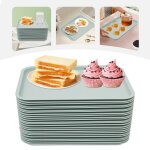 24 pi�ces plateaux plateaux de service empilables plateaux pour fast - food pour restaurants rapides ...