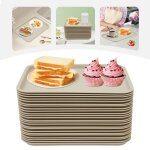 24 pi�ces plateaux de service empilables plateaux pour fast - food pour restaurants rapidescaf�s 36 * ...
