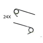 24 x ressort / pine pour rouleau de scarificateur al - ko 38 e p 32 38 vlb vle comfort combi - care