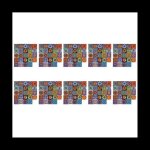 240 pi�ces s�ries auto - adh�sif mosa�que brique tuile 3d autocollant cuisine salle de bain stickers ...
