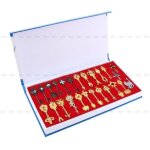 24pcs fairy tail mtal porte - cls pendentifs fairy tail touches porte - cls