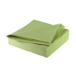 25 serviettes de table jetable papier airlaid 40cm vert sauge