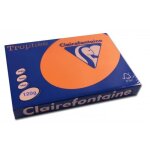 Ramette de papier - clairefontaine - trophée - a4 - orange vif - 120g - 250 feuilles Ramette de papier - clairefontaine - trophée - a4 - orange vif - 120g - 250 feuilles