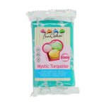 P�te � sucre funcakes 250g turquoise bleu turquoise ciel marine