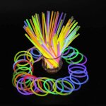 200pcs btons lumineux bracelet non de btons lumineux pour la dcoration de fte carnaval nol anniversaire ...
