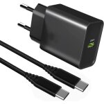 25w chargeur usb c et cable pour samsung galaxy s23 - s22 plus - s22 ultra - s21 fe - s20 - z fold 3 ...