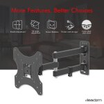 26 - 55 support tv mural universel orientable et inclinable pour crans plats de 66 cm - 139cm 400 x ...