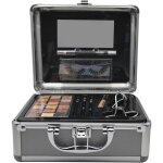 26 piece women& s eye makeup set with false eyelashes 18 colours eyeshadow palette eyeliners curl coffret ...