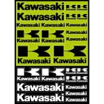 26 stickers autocollants moto kawasaki