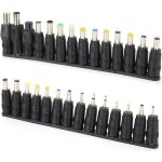 28pcs embouts dadaptateur dalimentation cc 5. 5x2. 1mm t�te de conversion de charge universelle femelle ...