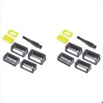 2ensemble guide peigne 1 / 2 / 3 / 5 mm pour prot�ge - poils pour rasoir qp2510 qp2520 qp2521 qp2522 ...