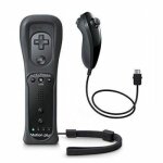 Manette de jeu - nintendo - 2in1 - motion plus intégré - nunchuk - sans fil - noir Manette de jeu - nintendo - 2in1 - motion plus intégré - nunchuk - sans fil - noir